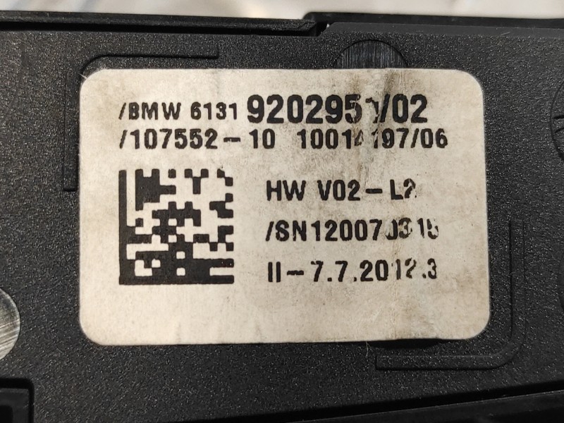 Recambio de mando multifuncion para bmw serie 5 lim. (f10) 2.0 turbodiesel referencia OEM IAM 61319202951 10755210 6131920295102