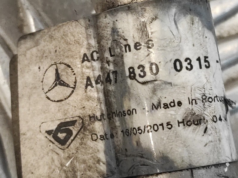 Recambio de tubos aire acondicionado para mercedes-benz vito tourer (447) 2.1 cdi cat referencia OEM IAM A4478300315  