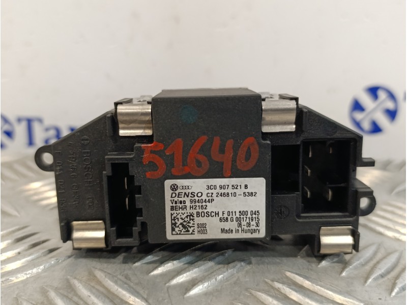Recambio de resistencia calefaccion para volkswagen passat variant (3c5) 2.0 tdi referencia OEM IAM 3C0907521B 994044P CZ2468105