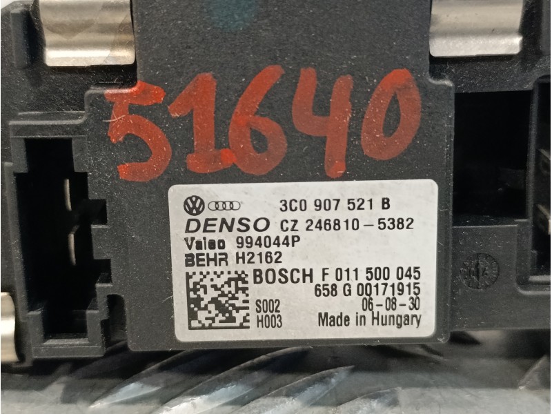 Recambio de resistencia calefaccion para volkswagen passat variant (3c5) 2.0 tdi referencia OEM IAM 3C0907521B 994044P CZ2468105