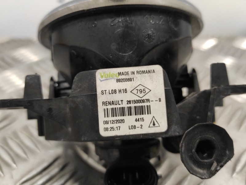 Recambio de faro antiniebla derecho para dacia sandero stepway essential referencia OEM IAM 261500097R  89208691