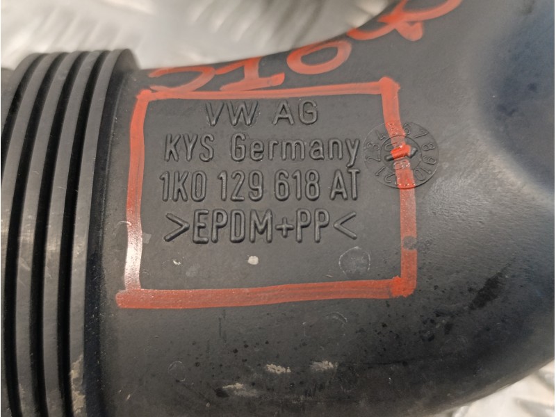Recambio de tubo para volkswagen passat variant (3c5) 2.0 tdi referencia OEM IAM 1K0129618AT  