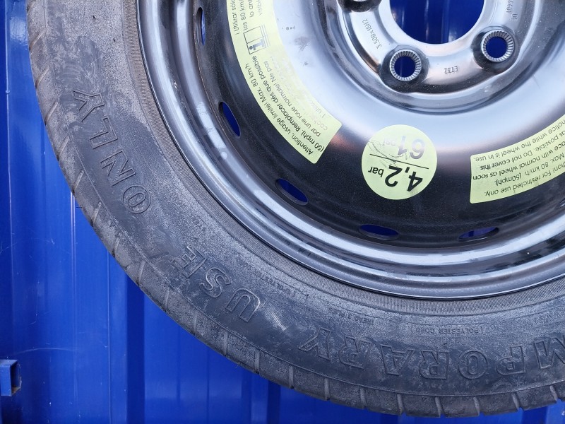 Recambio de neumatico repuesto para mercedes-benz clase a (w169) 2.0 cdi cat referencia OEM IAM 169400  