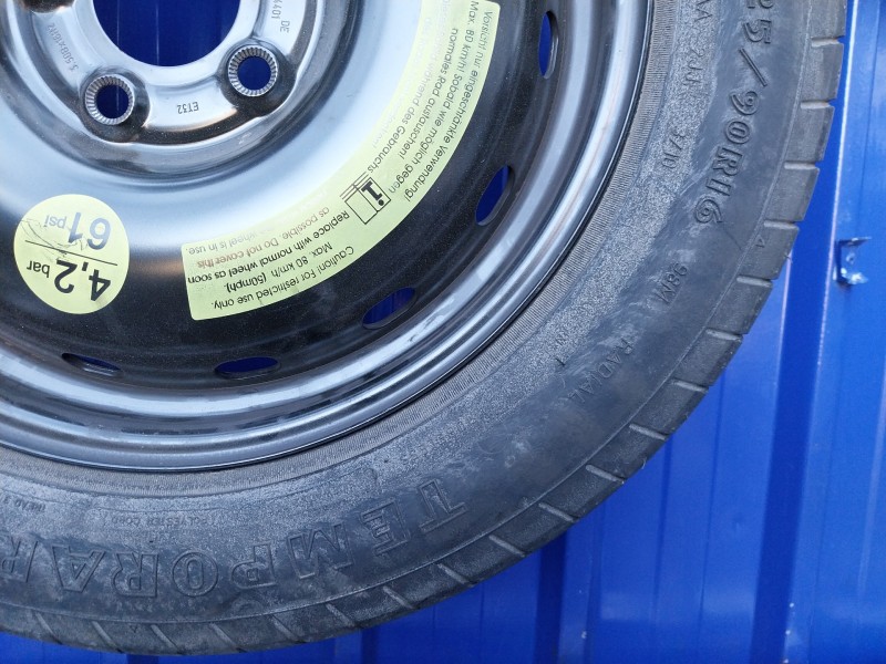 Recambio de neumatico repuesto para mercedes-benz clase a (w169) 2.0 cdi cat referencia OEM IAM 169400  