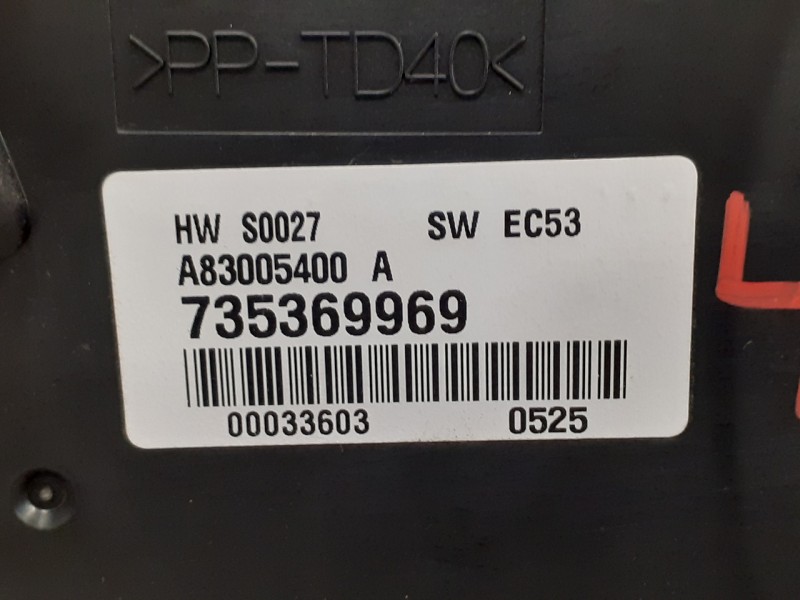 Recambio de mando climatizador para lancia ypsilon (101) 1.4 cat referencia OEM IAM 735369969  A83005400A