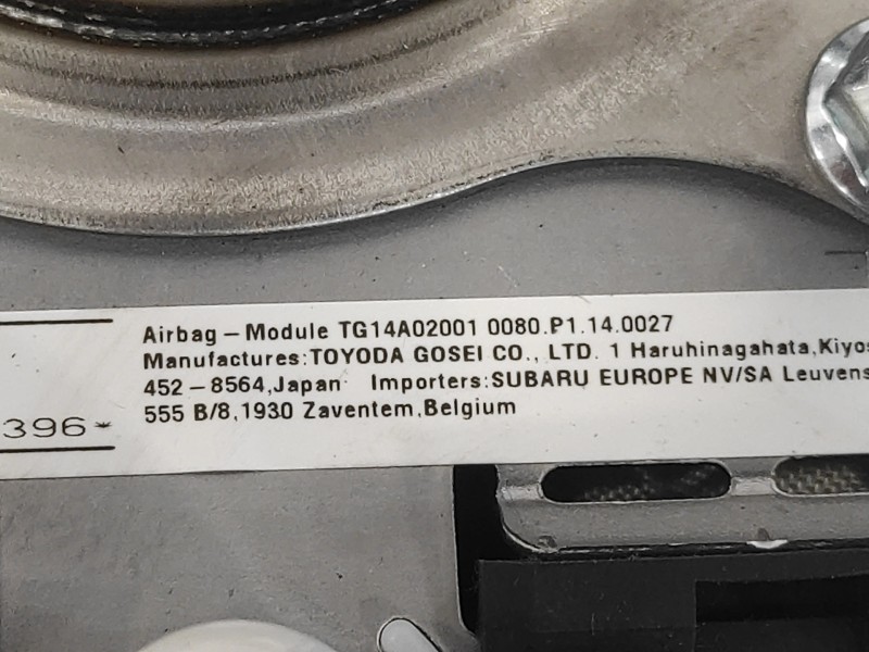 Recambio de airbag delantero izquierdo para subaru xv (g5) sport plus referencia OEM IAM 0589P1000447  