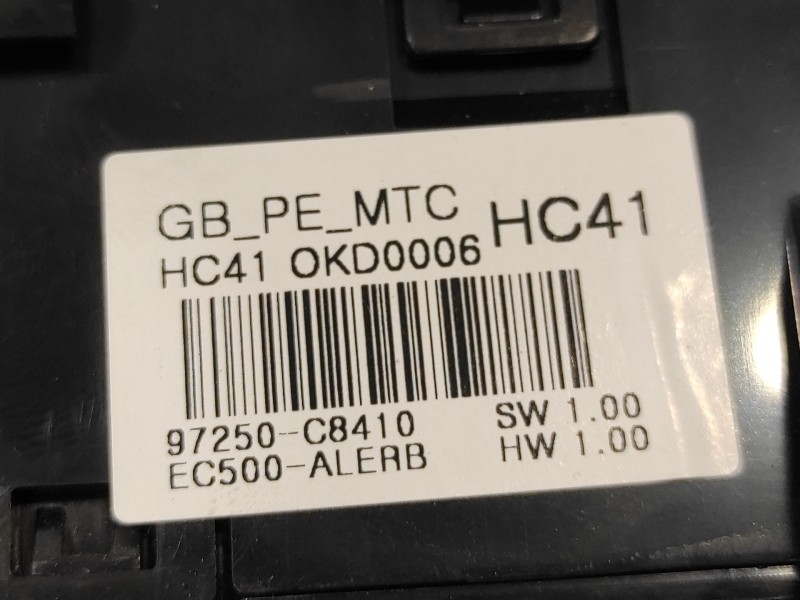 Recambio de mando calefaccion / aire acondicionado para hyundai i20 active 1.0 tgdi cat referencia OEM IAM 97250C8410  EC500ALER