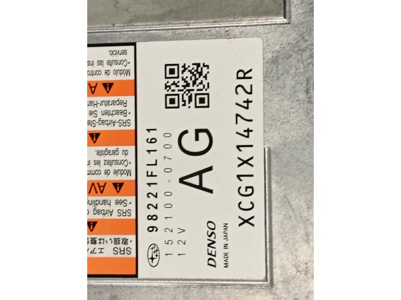 Recambio de centralita airbag para subaru xv (g5) sport plus referencia OEM IAM 98221FL161  1521000700