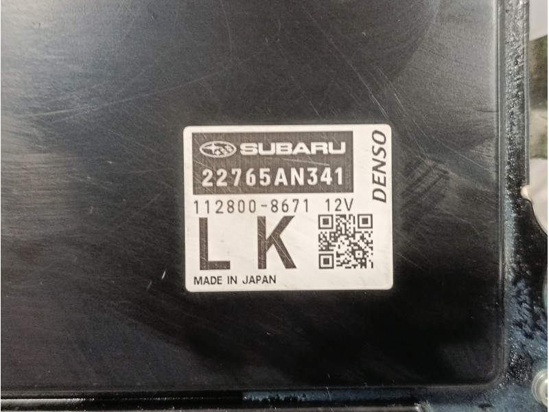 Recambio de centralita motor uce para subaru xv (g5) sport plus referencia OEM IAM 22765AN341  1128008671
