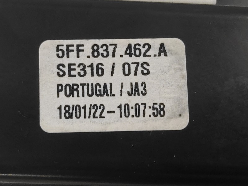 Recambio de elevalunas delantero derecho para cupra formentor km (fm6) referencia OEM IAM 5FF837462A 0130822076 5Q0959802C