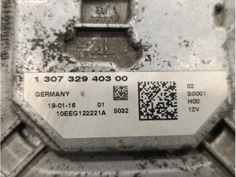 Recambio de centralita faros xenon para peugeot 308 1.6 blue-hdi fap referencia OEM IAM 130732940300  10EEG122221A