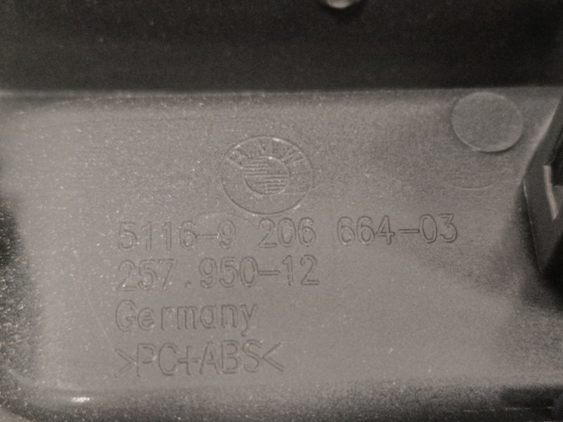 Recambio de rejilla aireadora para bmw serie 5 lim. (f10) referencia OEM IAM 64229158312  07623001