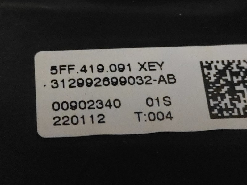 Recambio de volante para cupra formentor km (fm6) referencia OEM IAM 5FF419091  5FF419091XEY