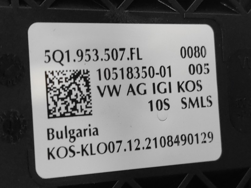 Recambio de mando multifuncion para cupra formentor km (fm6) referencia OEM IAM 5Q1953507FL 1051835001 5Q1953513AA