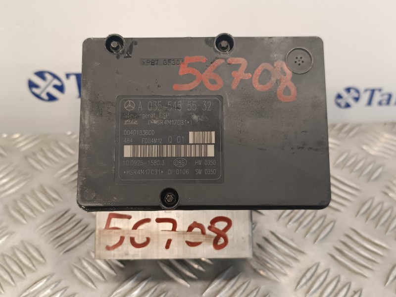 Recambio de abs para mercedes-benz clase slk (w171) roadster 1.8 cat referencia OEM IAM A0054313612 10092515803 10020404374