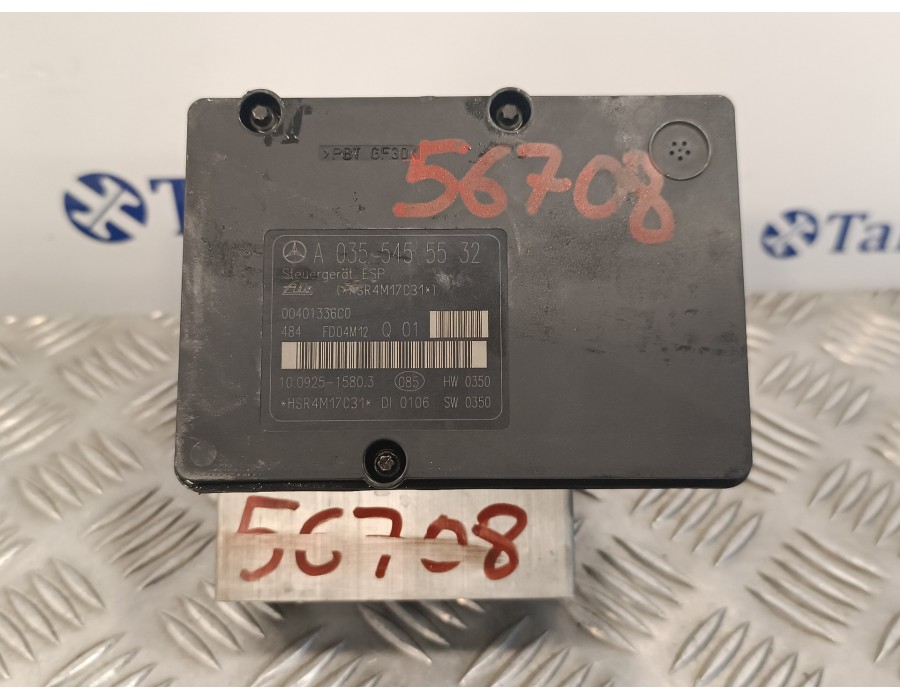 Recambio de abs para mercedes-benz clase slk (w171) roadster 1.8 cat referencia OEM IAM A0054313612 10092515803 10020404374