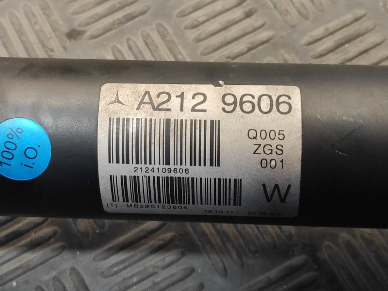 Recambio de transmision central para mercedes-benz clase e (w212) lim. 3.0 cdi cat referencia OEM IAM A2129606  