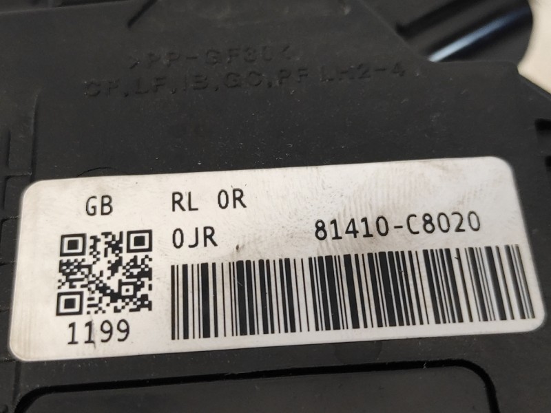 Recambio de cerradura puerta trasera izquierda para hyundai i20 active 1.0 tgdi cat referencia OEM IAM 81410C8020  