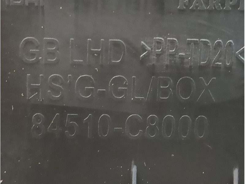 Recambio de guantera para hyundai i20 active 1.0 tgdi cat referencia OEM IAM 84510C8000  