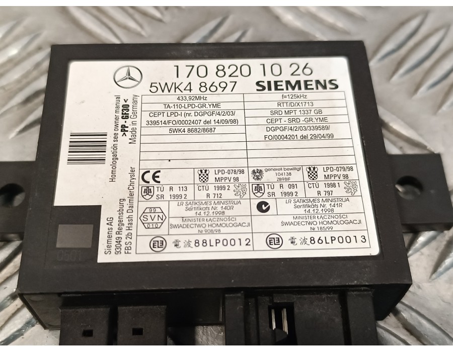 Recambio de modulo electronico para mercedes-benz clase slk (w170) roadster 3.2 cat referencia OEM IAM 5WK48697  1708201026