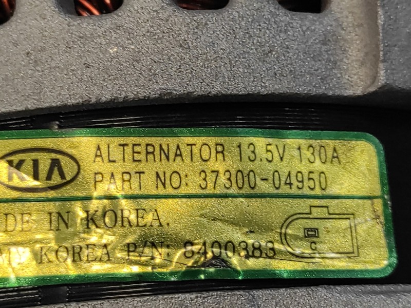Recambio de alternador para hyundai i20 active 1.0 tgdi cat referencia OEM IAM 3730004950  8400383