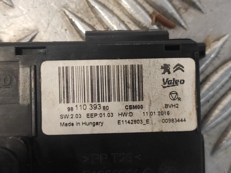 Recambio de modulo electronico para peugeot 308 1.6 blue-hdi fap referencia OEM IAM 9811039380  E1065901