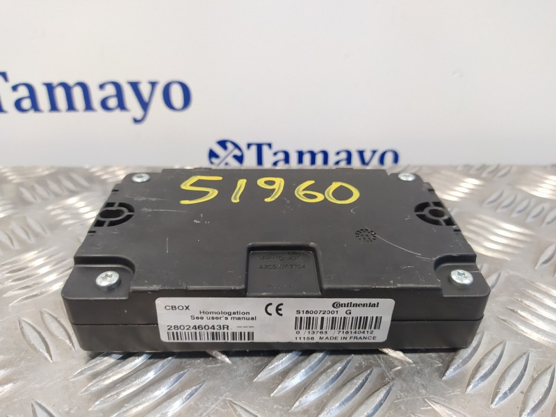 Recambio de modulo electronico para renault scenic iii 1.5 dci diesel fap referencia OEM IAM 280246043R A2C53287703 S180072001G