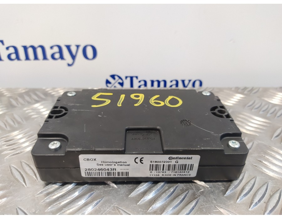 Recambio de modulo electronico para renault scenic iii 1.5 dci diesel fap referencia OEM IAM 280246043R A2C53287703 S180072001G