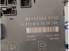 Recambio de modulo electronico para mercedes-benz clase e (w211) berlina referencia OEM IAM 2118701026  211870102608 2