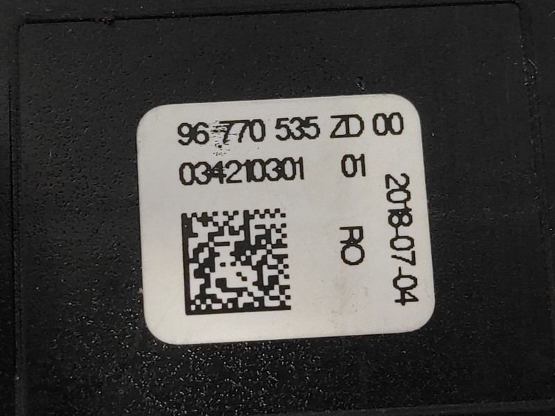 Recambio de mando multifuncion para peugeot 308 1.6 blue-hdi fap referencia OEM IAM 96770535ZD  034210301