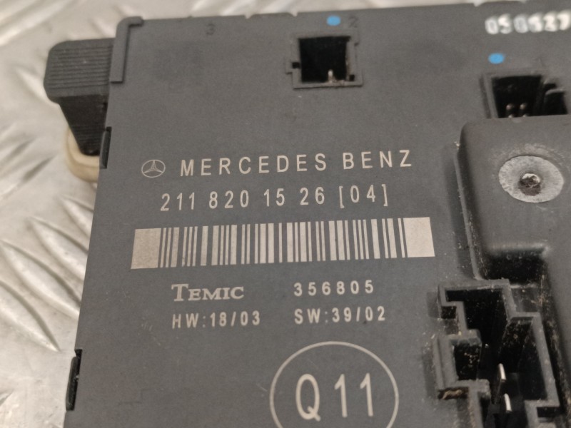 Recambio de modulo electronico para mercedes-benz clase e (w211) berlina referencia OEM IAM 2118201526  211820152604