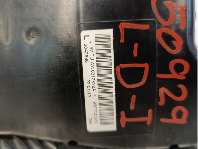 Recambio de airbag lateral delantero izquierdo para citroën c3 picasso 1.6 hdi fap referencia OEM IAM 9802121980  