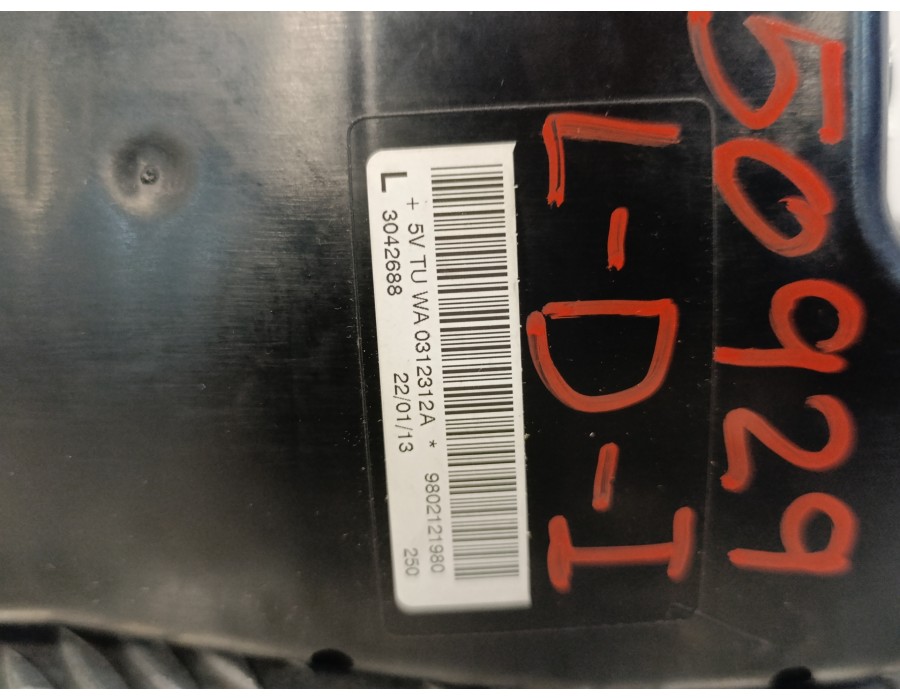 Recambio de airbag lateral delantero izquierdo para citroën c3 picasso 1.6 hdi fap referencia OEM IAM 9802121980  