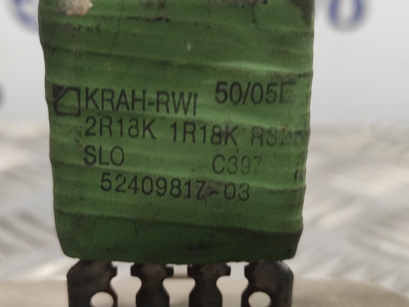 Recambio de resistencia calefaccion para alfa romeo 159 (140) 2.4 jtd cat referencia OEM IAM 5240981703  