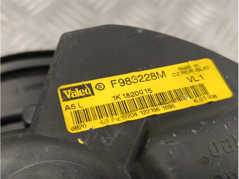 Recambio de motor calefaccion para audi a3 sportback (8p) 2.0 tdi referencia OEM IAM 1K1820015C  F983228M