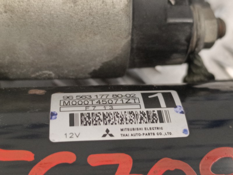 Recambio de motor arranque para citroën c3 1.4 referencia OEM IAM M000T45071ZT  965631778002