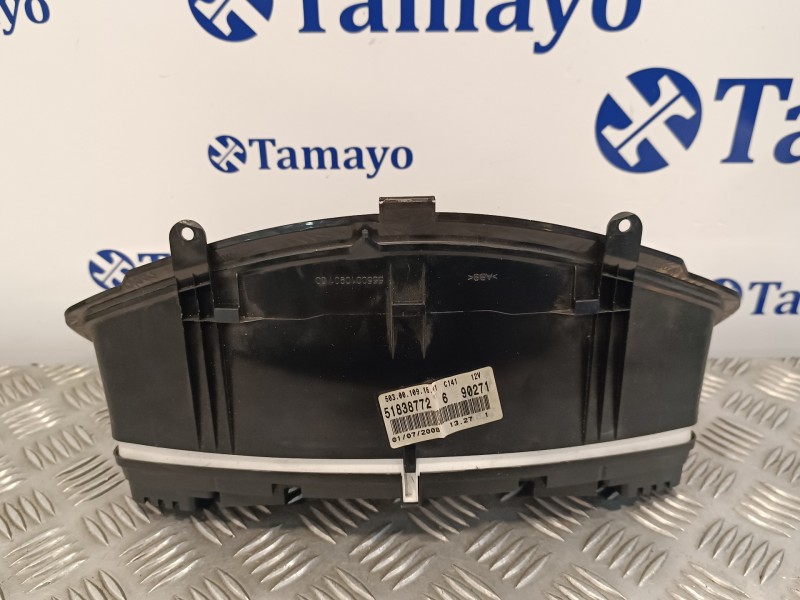 Recambio de cuadro instrumentos para fiat croma (194) 1.9 jtd 16v cat referencia OEM IAM 51838772  503001091601