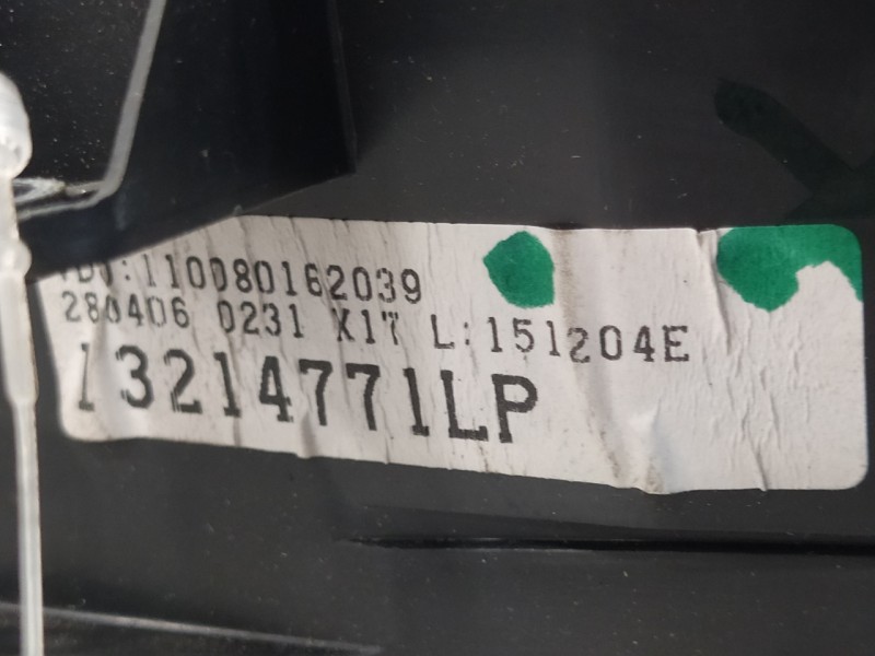 Recambio de cuadro instrumentos para opel meriva 1.6 16v referencia OEM IAM 13214771LP  110080162039