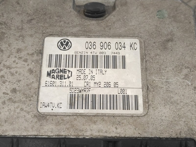 Recambio de centralita motor uce para seat ibiza (6l1) 1.4 16v referencia OEM IAM 036906034KC IAW4TVKC 6160131101