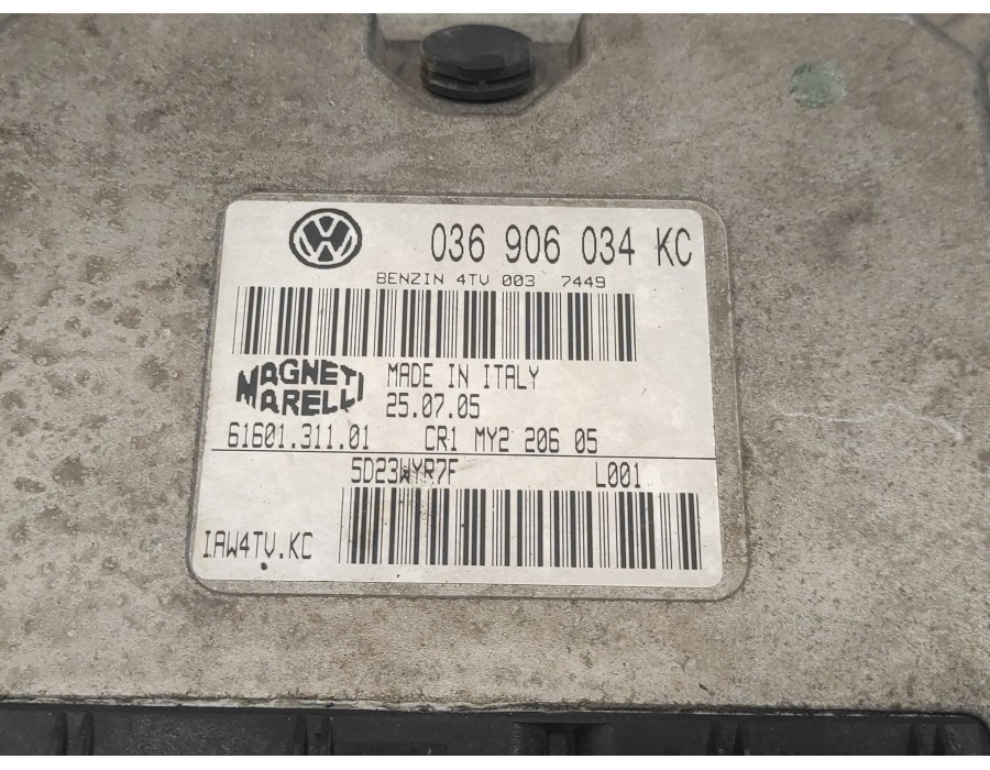 Recambio de centralita motor uce para seat ibiza (6l1) 1.4 16v referencia OEM IAM 036906034KC IAW4TVKC 6160131101