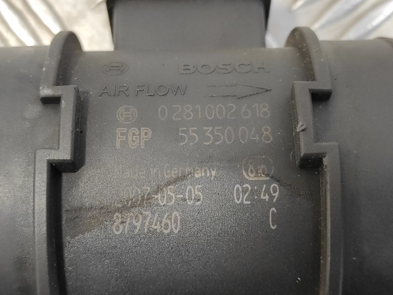 Recambio de caudalimetro para suzuki sx4 rw (ey) 1.9 ddis turbodiesel referencia OEM IAM 0281002618  