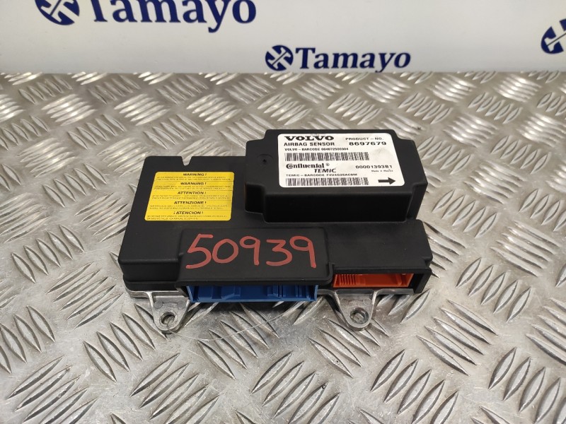 Recambio de centralita airbag para volvo s40 berlina 2.4 cat referencia OEM IAM 8697679  00001393B1