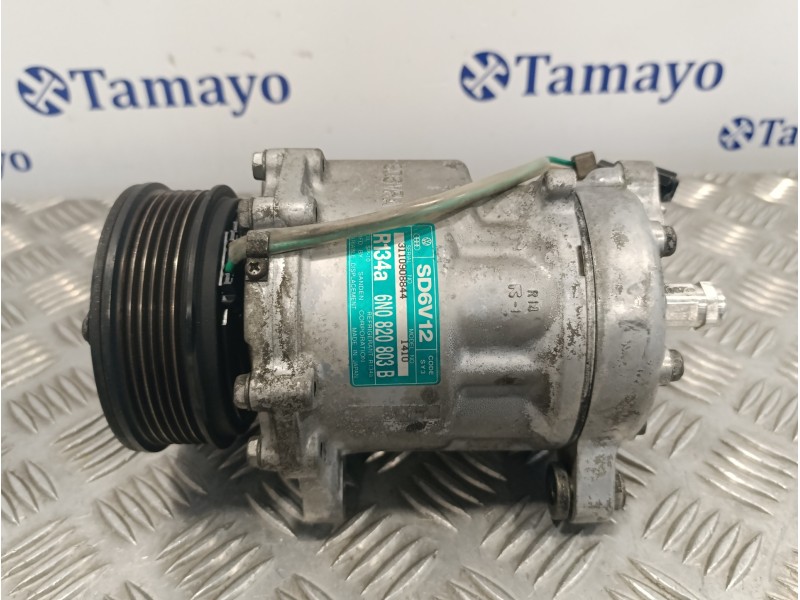 Recambio de compresor aire acondicionado para volkswagen lupo (6x1/6e1) 1.4 16v referencia OEM IAM SD6V121410  6N0820803B