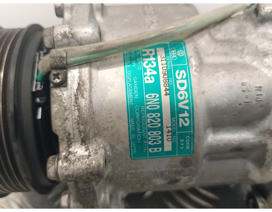 Recambio de compresor aire acondicionado para volkswagen lupo (6x1/6e1) 1.4 16v referencia OEM IAM SD6V121410  6N0820803B