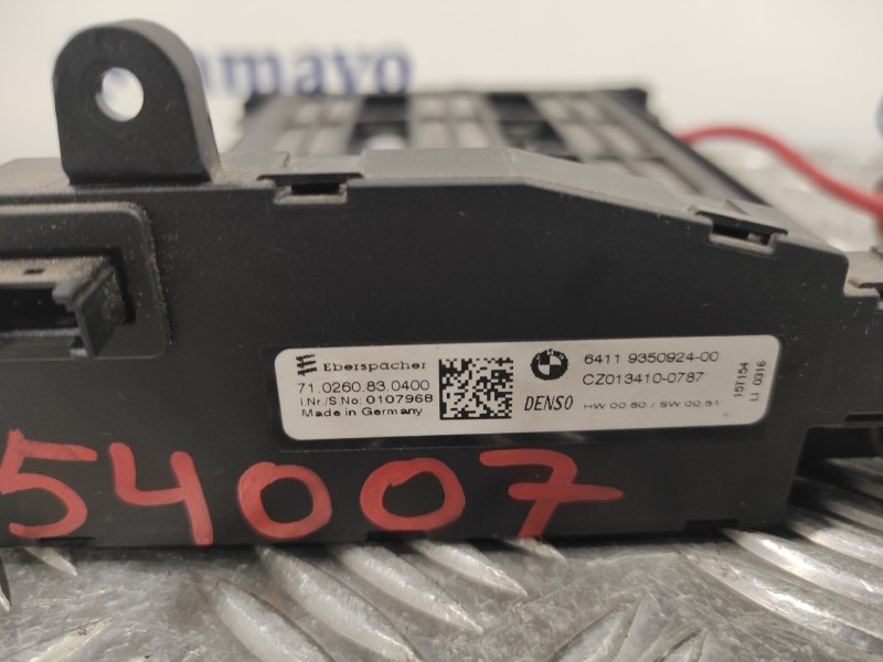 Recambio de resistencia calefaccion para bmw serie 2 gran tourer (f46) referencia OEM IAM   