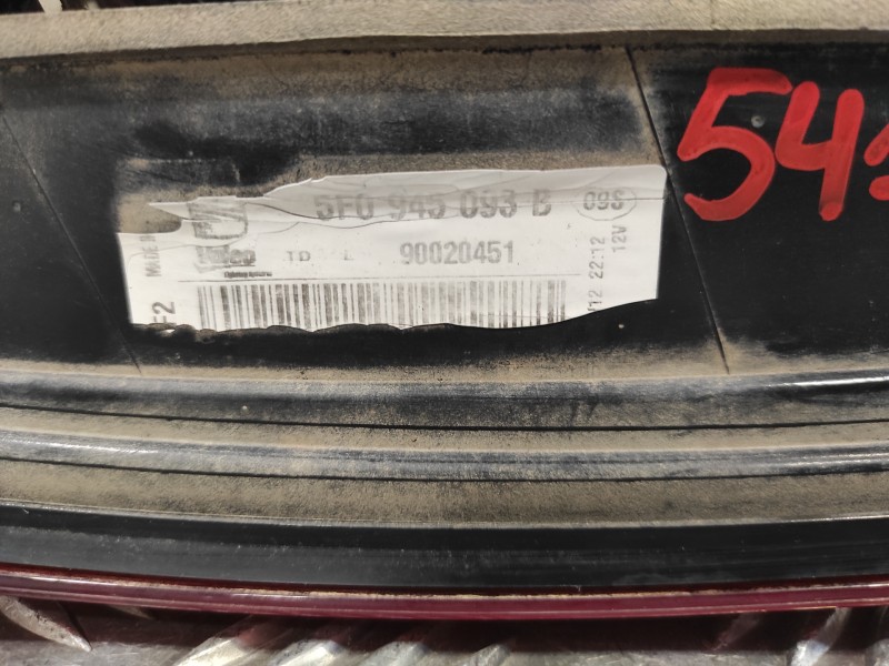 Recambio de piloto trasero izquierdo interior para seat leon (5f1) 1.6 tdi referencia OEM IAM 5F0945093B  90020451