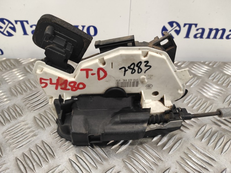 Recambio de cerradura puerta trasera derecha para seat leon (5f1) 1.6 tdi referencia OEM IAM 5K4839016S  