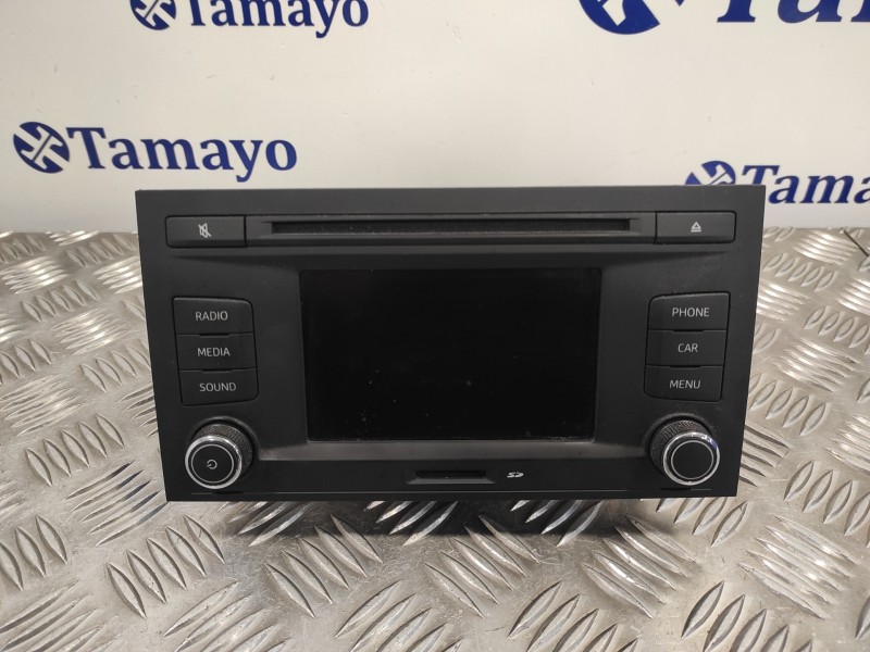 Recambio de sistema audio / radio cd para seat leon (5f1) 1.6 tdi referencia OEM IAM 5F0035869  A2C37975107