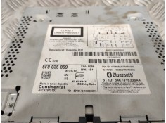 Recambio de sistema audio / radio cd para seat leon (5f1) 1.6 tdi referencia OEM IAM 5F0035869  A2C37975107 2