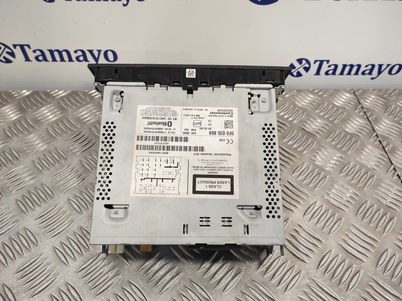 Recambio de sistema audio / radio cd para seat leon (5f1) 1.6 tdi referencia OEM IAM 5F0035869  A2C37975107